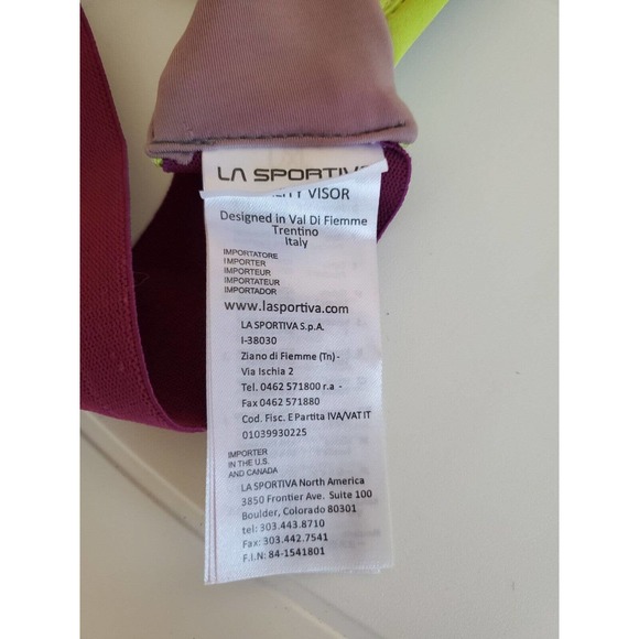 La Sportiva Pink and Green Visor - Picture 8 of 8